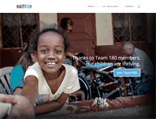 Tablet Screenshot of haiti180.com